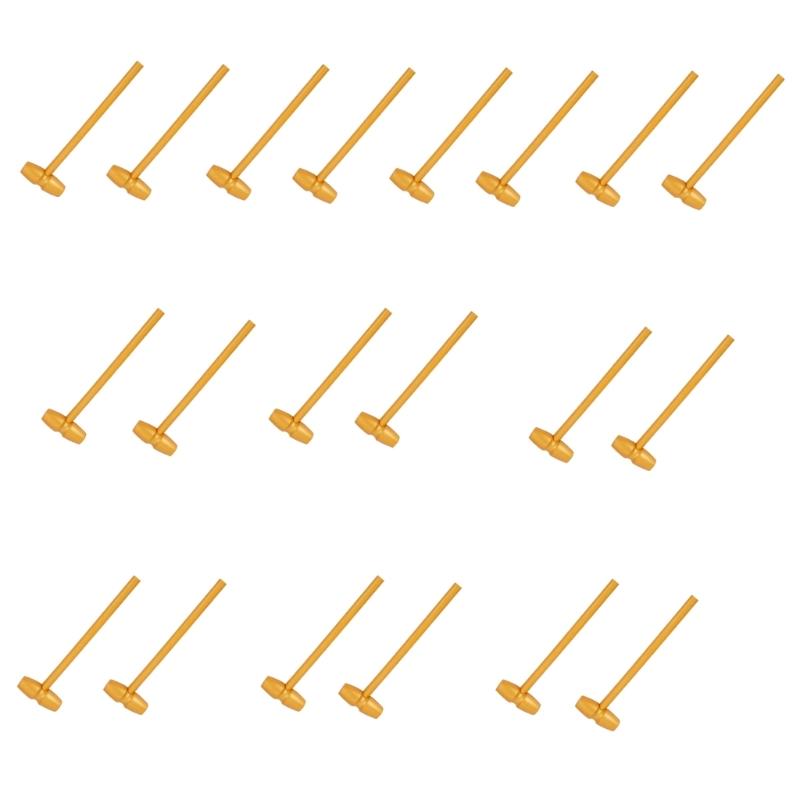 20 Pcs/Set Wood Hammers Chocolate Seafood Harmer Cake Demold Tool Small Mallets for Kids Boy Girl