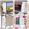 Rewritable Message Memo Board Magnetic Daily Reminder Desktop Notepad Computer Screen Side Using Magnetic Whiteboard