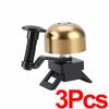 Brass Bike Bell Retro Classical Bicycle Horn Clear Loud Sound Portable Copper Handlebar Ring For MTB Mountain Cycling Safety