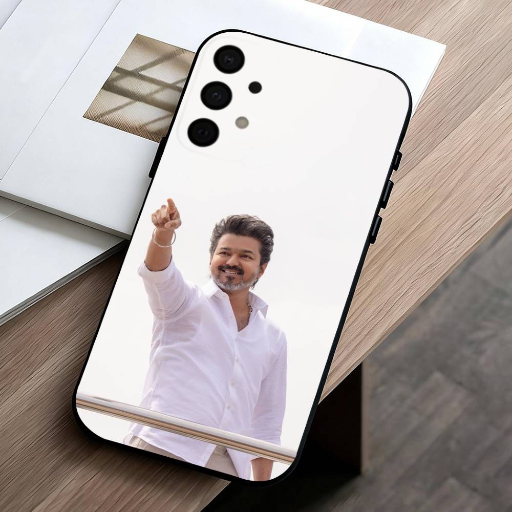 T-ThalaPathy Actor V-Vijay-Y  Phone Case For Samsung Galaxy A73,A72,A71,A70,A53,A52,A51,Others Soft Black Cover