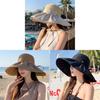 Grass Hat With Large Brim For Sun Protection And Breathability For Summer Vacation Use