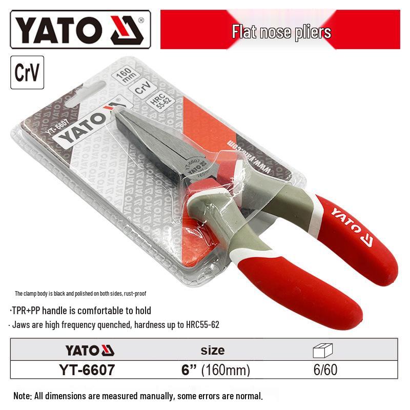 Комбинированные пассатижи с длинными губками и бокорезами YATO с стриппером для проводов