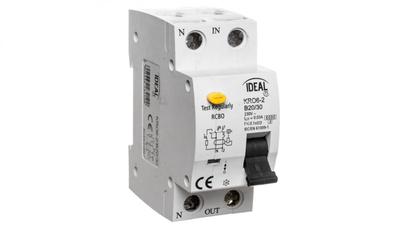 Differential Circuit Breaker 2P B 20A 0.03A Type AC KRO6-2/B20/30 23219