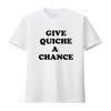 GIB QUICHE EINE CHANCE T-Shirt Lustig SORT GRAU Design Zwerg Rot Rimmer Stil vintage Gewaschen streetwear Stilvoll Leicht