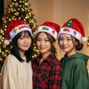 LED Light-Up Christmas Hat Snowman Reindeer 2027 Digital Color Lights Adult Party Hat