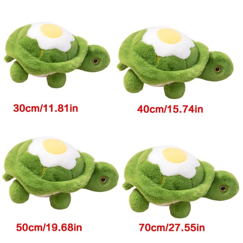 Charm Cartoon Turtles Stuffed Plushie Pillow,Soft Huggables Cushions for Travel,Home Decorative Pillow Bedroom Accessory