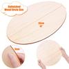 Diy Wood Disc Laser Cutting Poplar Disc Children Handmade Round Wood Chips Teaching Aids