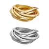 Legierung Biegsames Armband Verdrehbar Mehrschichtiges Armband Flexibles Armreif Schmuckzubehör