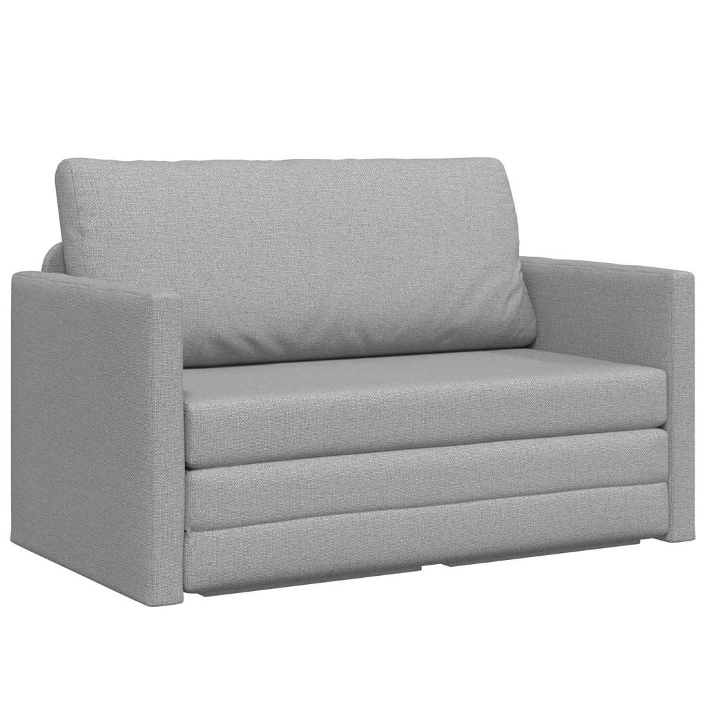 Sofa Bed Cloud Grey 124 X 71 X 78 Cm Fabric