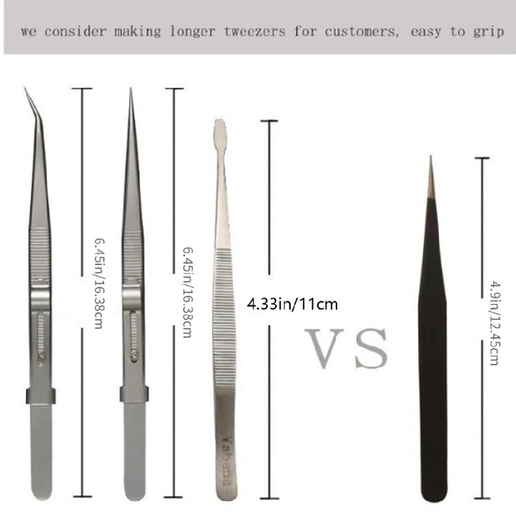 AntiStatic Tweezers for Electronics, Jewelry Making Medical Laboratory Work