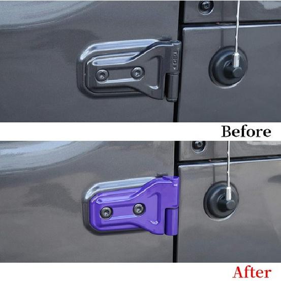 Exterior Door Hinge Protect Cover Trim Accessories For Jeep Wrangler JL JT Parts