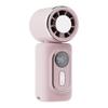 Small Pocket Fan 3000mAh Portable Fan Adjustable 5-Speed with LED Display for Outdoor Travel Office Travel Accessories Gift
