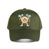 Cute Pastry Powerlifting Cartoon Wor Baseball Cap Fashion Outdoor Sports Sunhat Unisex Snapback Cap Womens