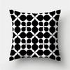 Gold Black Geometric Cushion Cover Polyester Decorative Sofa Cushions Pillow Covers Throw S   Cases Home Decor