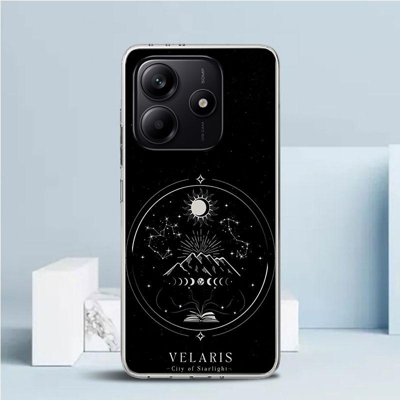 A Court of Mist Fury Sarah J Maas Phone Case For Xiaomi Redmi Note 15 14 14S 13 12S 12 Pro Plus 11S 11 11T 11E 10S 10 + Soft TPU