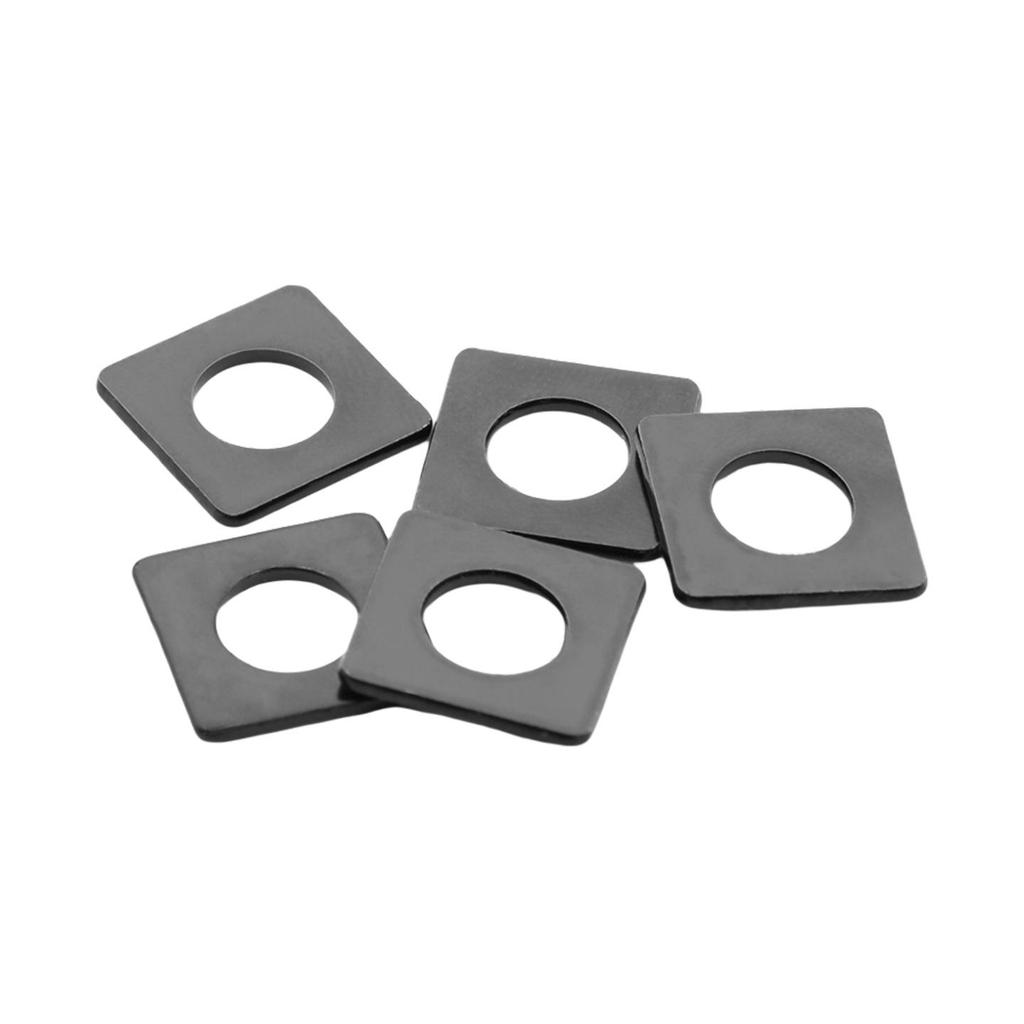 Thickened Black Square 304 Stainless Steel Metal Spacer Washer for Curtain Wall M3-M12