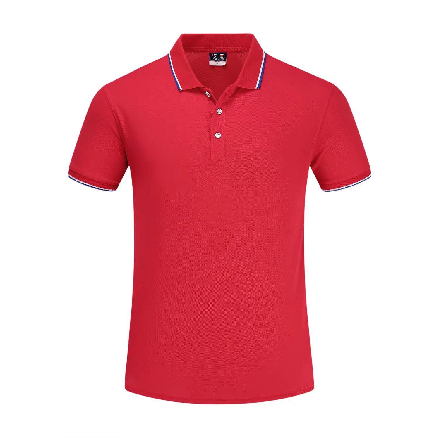 

Custom Embroidered Polo Shirt with Logo - Short Sleeve Uniform or Team Shirt 2XL красный