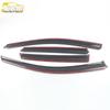 Compatible Polo Hatchback Rain Guards with Bright Plastic Strips – Fits 19 Models, Trim Strips Modification.