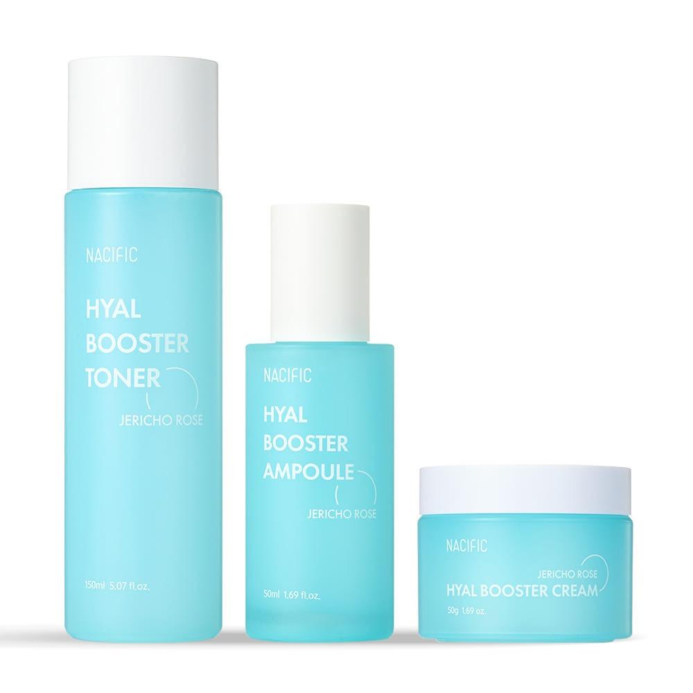NACIFIC Hyal Booster Jericho Rose Skincare Set - Deep Hydration & Moisture Barrier Trio