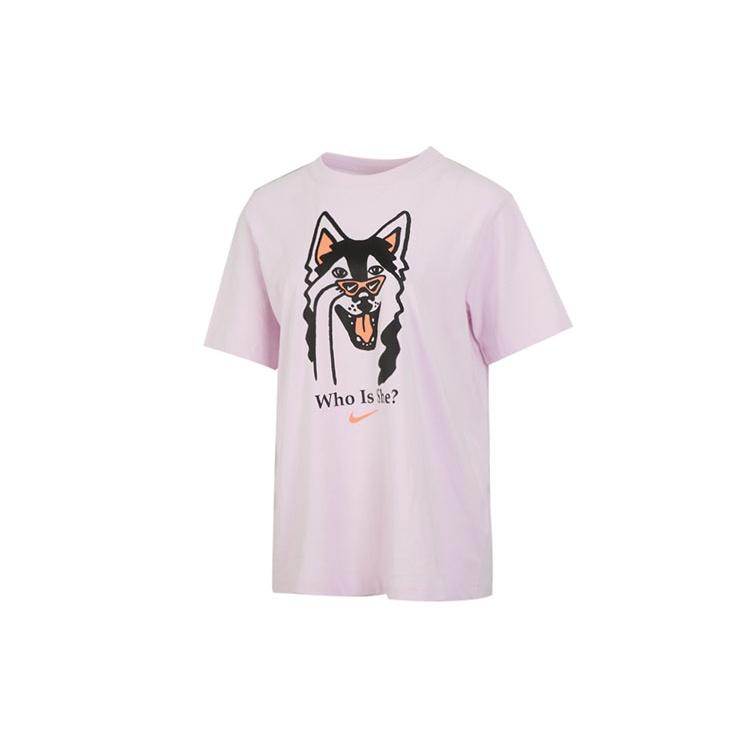(WMNS) Nike AS W Nike Sportswear BF Tee Dog HBR Regal PINK Women s DJ1846-695 M