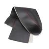 2*Black Leather+Red Line Front Door Panel Armrest Cover For 07-11 Honda CRV CR-V