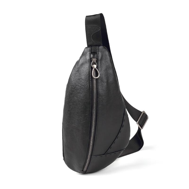 SCHWARZETIENNE Men's Genuine Leather Crossbody Shoulder Bag