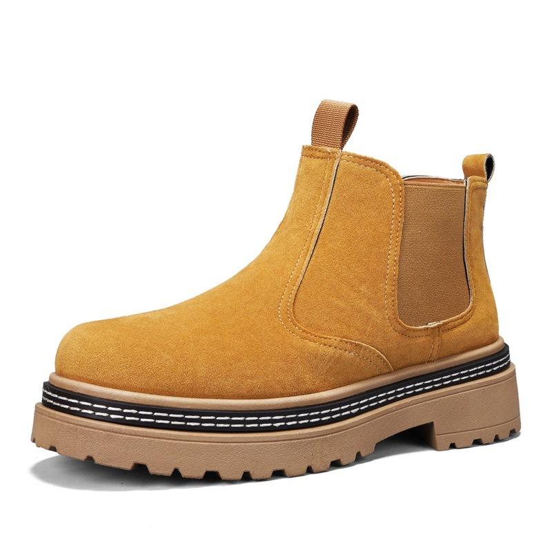 Youth Martin boots 22 new thick-soled heightening leather shoes comfortable foot casual shoes