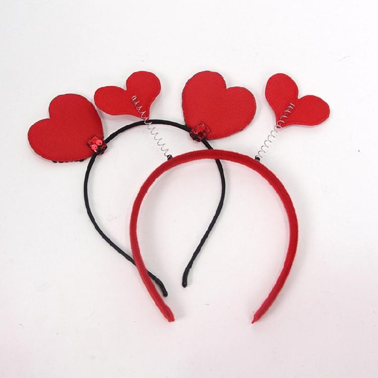 Love Heart Hair Hoop for Women Skidproof and Gentle On Hair Great for Daily Wear and Enhancing Valentine's Party Looks
