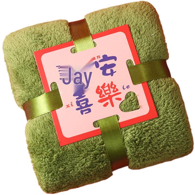 Wedding Red Coral Fleece Towel - Soft, Absorbent, Cute Souvenir & Face Washing Gift 35*75