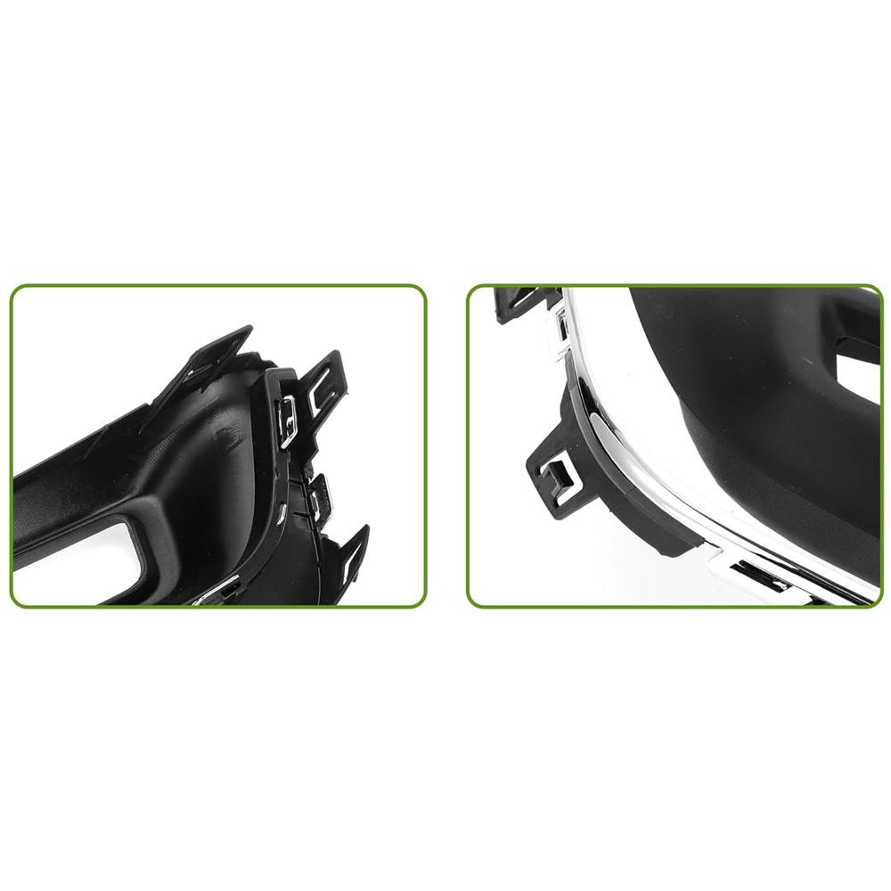 Stoßstangen-Nebelscheinwerfer-Gitterabdeckung Schwarz-Chrom Rechts Für Honda Cr-V 2016-2019