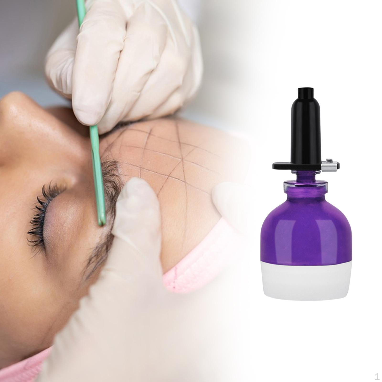 Pre Inked Eyebrow Mapping String Thin 20M Microblading Supplies Brow Marker Violet