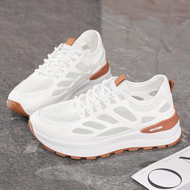 Sommer neue atmungsaktive Mesh-Schuhe Plateau-Sportschuhe lässige Papa-Schuhe