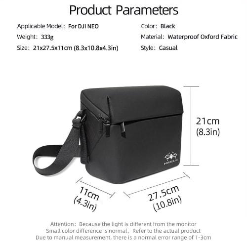 Waterproof Storage Case, Portable Shoulder Bag for DJI Neo/DJI Flip/Mini 5 Pro/Mini 4 Pro/Mini 3 Pro/Mini 3 Drones