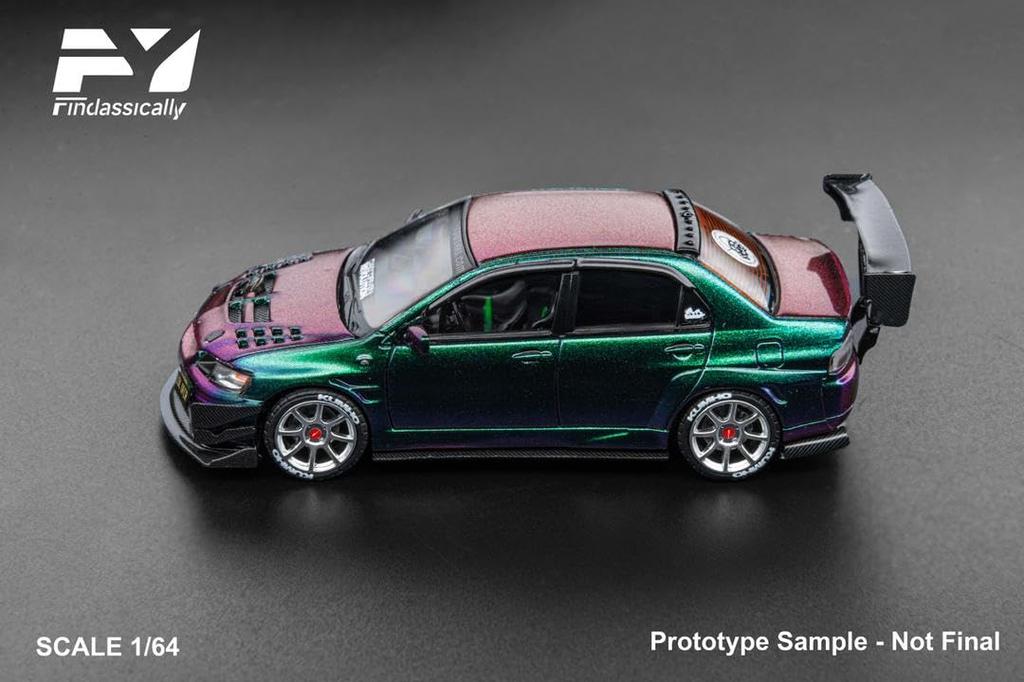 Freestyle Finclassically Mitsubishi Lancer Evolution 9 Modified Chameleon Finished Model FY64102 (FREESTYLE) 1/64