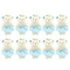 10pcs/set Plush Animal Mini Bear Flower Bouquet Cartoon Bear Plush Toys  Valentine's Day
