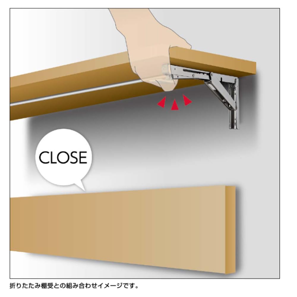 Sugatsune Kogyo Folding Shelf Bracket Bulk Release Lever Set (2-Piece Set) EB-907562