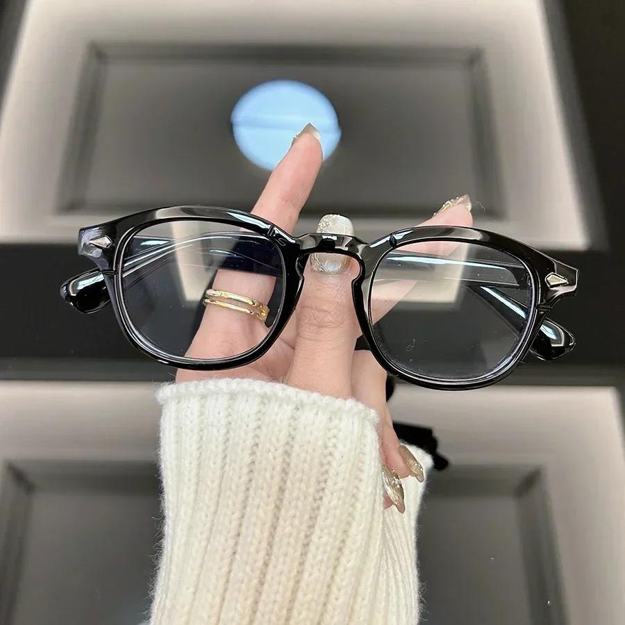 

Square Anti Blue Light Glasses Fashion Retro Classic Women Men Computer Gaming Eye Protection Plain Spectacles