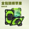 Full Coverage IPad Air 2 Pro 9.7 Case With Rotating Stand Contrast Strap Shockproof Silicone Cover 6