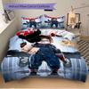 3-teiliges Chucky's Cult Bedwäsche-Set mit Aufdruck, Weiche und Bequeme Bettbezug für Schlafzimmer, Gästezimmer (1 Bettbezug + 2 Kissenbezüge, Kissenkern