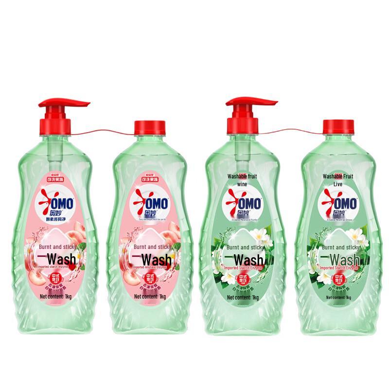 OMO Enzyme Dish Soap - White Peach & White Tea (4kg)