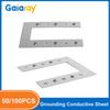 Solar Panel Grounding Conductive Sheet Photovoltaic Panel Bracket Gasket PV Grounding Clip Soalr Protection Washer Sheet Clamp