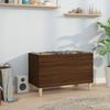 VidaXL Record Cabinet Brown Oak 74.5x38x48 Cm Engineered Wood 831964
