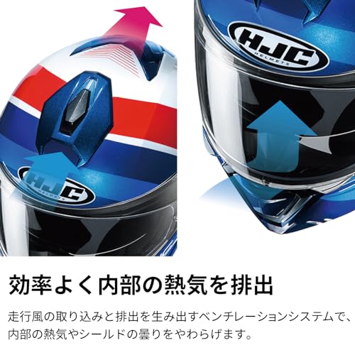 HJC HELMETS System Black/Red (Size: M) i90 HOLLEN HJH190