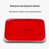 LED Flashing Rectangular Warning Light for Trucks, Ambulances, and Emergency Vehicles
