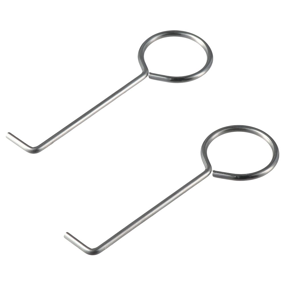 8Pcs Stainless Steel Drain Key Daily Clean Lifting Hook Shower Drain Grate Kitchen Sewer Lid Hook Utility Tool