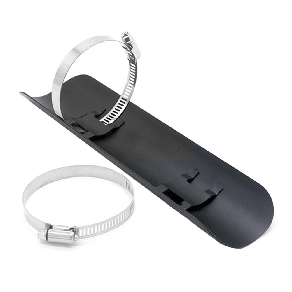 Universal Vintage Chrom Auspuff Hitze Überzogene Motorrad Modifizierte Gebogene Schild Abdeckung Schutz Schalldämpfer Rohr Motorrad