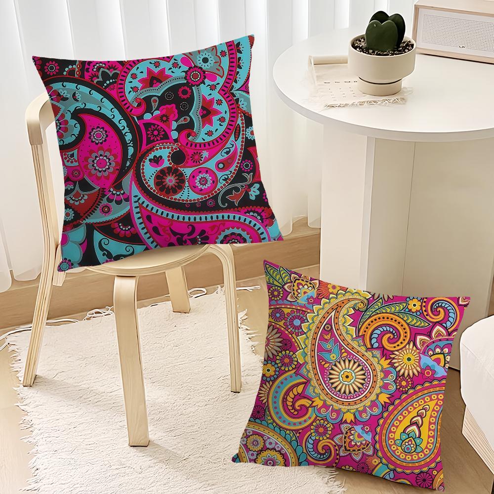 Art P-Paisley Vinyl cushion cover Decoration Room Shop Car Best Home Office Coffee Pillow Sofa Printing Nordic Simplicity Hit