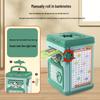 Large Cartoon Piggy Bank with Lock: Automatic Deposit/Withdrawal Savings Jar for Kids, Password-Protected Gift
