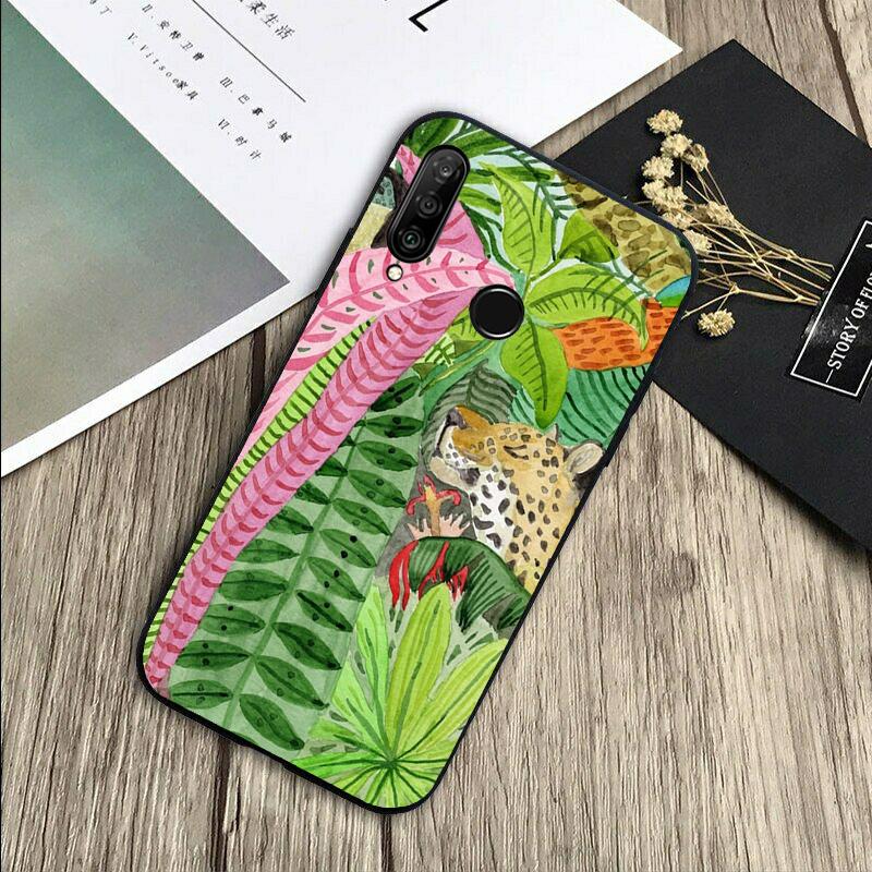 Cute Cartoon Sloth Leopard For Huawei Nova Y72 Y73 Y90 Y70 Y60 Y91 Y61 12s 12i 11i 8i 9 10 SE P40 Lite P60 P30 Pro Case