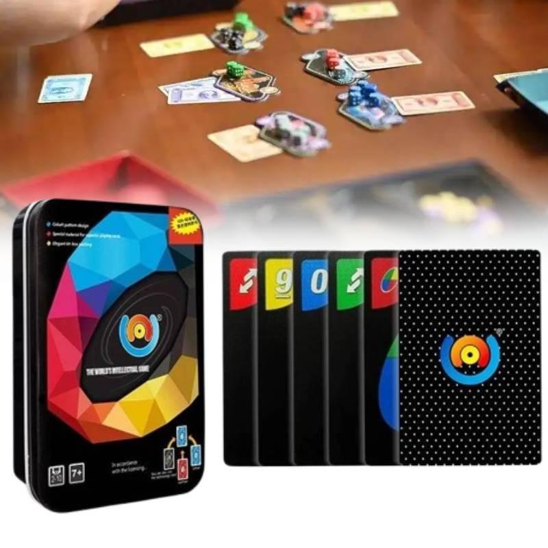 Game Cod Uno Black Board Game Cards Pvc Plastic Family Party Casual Gifts Prop